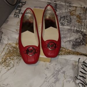 Michael Kors red Fulton moc